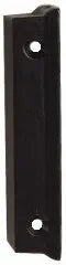 Van Dyke's Restorers Antique Iron Rimlock Replacement Catch Plate, Matte Black Powder, 4"
