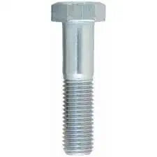 M6-1.0 x 110mm Hex Head Cap Screws, Steel Metric Class 8.8, Zinc Plating (Quantity: 100 pcs) - Coarse Thread Metric, Partially Threaded, Length: 110mm Metric, Thread Size: M6 Metric