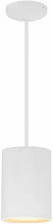 Access Lighting 29006-MWH Pilson XL Pendant, 1-Light 60 Watts, Matte White