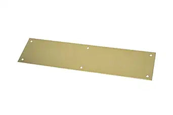 Rockwood 085891 70C.3 4" x 16" Push Plate, Polished Brass Finish
