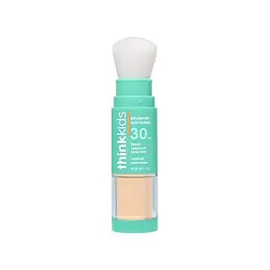 Thinkkids Brush-On Sun Shield Powder Sunscreen for Kids, SPF 30, Zinc Oxide