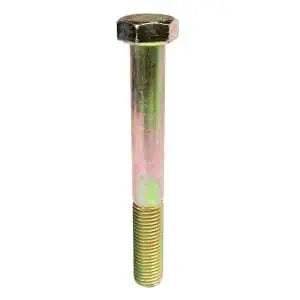 M24-3.0 x 80mm Hex Head Cap Screws, Steel Metric Class 10.9, Zinc Yellow Plating (Quantity: 10 pcs) - Coarse Thread Metric, Partially Threaded, Length: 80mm Metric, Thread Size: M24 Metric