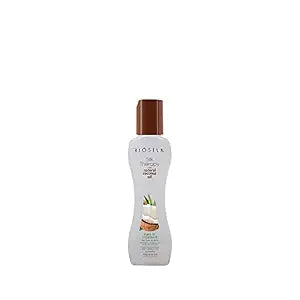Farouk Biosilk Silk Therapy Organic Coconut Oil Leave-in Treatment For Hair & Skin, 0.14 Ounce