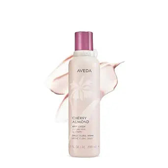 AVEDA Cherry Almond Body Lotion | with Sweet Almond Oil, Cherry Blossom Extract | Sweet Floral Aroma of Tonka Bean, Certified Organic Orange, Ylang Ylang | 98% Naturally Derived*, 6.7 Fl Oz