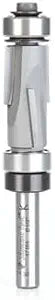 Amana Tool 47164 Carbide Tipped Flush Trim Compression 1/2 D x 1 Inch CH x 1/4 SHK w/Upper and Lower Ball Bearing Guides Router Bit