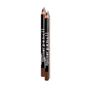 L.A. COLORS Lipliner Pencil, Deepest Brown CP521 (Pack of 2)