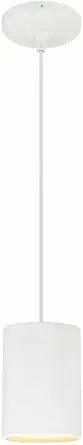 Access Lighting 29000LEDDLP-MWH-C Pilson Pendant, 1-Light 10 Watts, Matte White