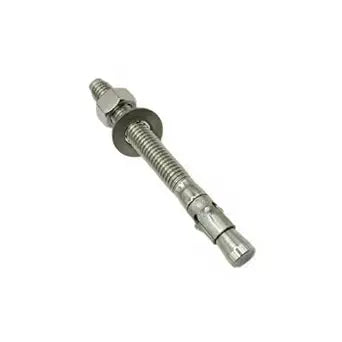 MIGHTY FASTENERS Premium 316 Stainless Steel Wedge Anchor, 1/2"-13 X 5  Heavy Duty Corrosion Resistant Fastener for Concrete and Masonry Applications 5 Pack