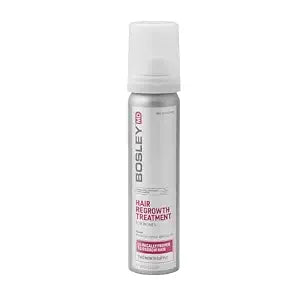 BosleyMD Women’s Hair Regrowth Treatment Foam – Minoxidil 5% Extra Strength, Clinically Proven Hair Growth & Hair Loss Treatment, No-Drip Scalp Application, Fast Absorbing, 2 Month Supply (2.11 oz)