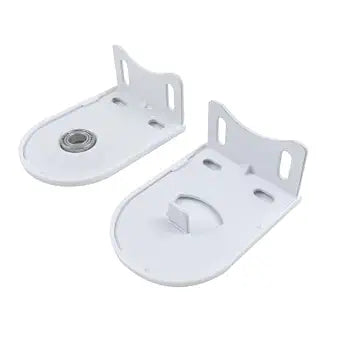 Roller Shade Mounting Brackets - Metal - 1 Pair - Window Blind Hardware