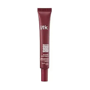 ITK Skincare Salicylic Acid Acne Spot Treatment for Face, Back & Body - Fast Active Acne Relief - Pimple Cream for Acne Prone Skin - Clear Blemishes Fast with Tea Tree Oil - 0.5oz