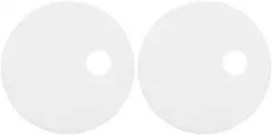 Veemoon Toilet Bolts Cover Round Plastic Toilet Seat Bolt Covers Decorative Caps for Lid Screw White