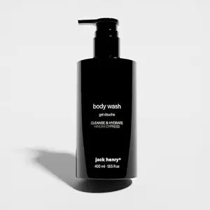 Jack Henry Body Wash for Men, Salicylic Acid Exfoliating Cleanser, 13.5 oz