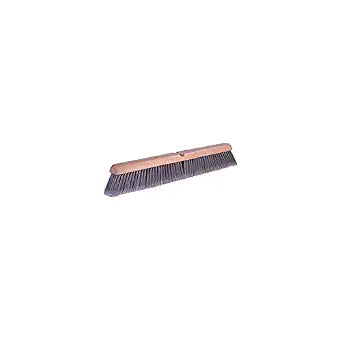 Weiler 42042 24" Fine Sweep Floor Brush, Flagged Silver Polystyrene Fill, Natural