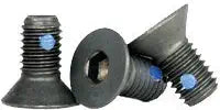 Nylon Pellet Socket Flat Countersunk Head Cap Screws, 3/8-16 x 5/8", Alloy Steel, Black Oxide, Hex Socket (Quantity: 100) Full Coarse Thread 3/8 inch Allen Bolt x 5/8 inch Length