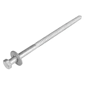 1/2 x 10 (25 Pack) Lag Screw Kit, 25 Screws and 25 washers, Hot Dip Galvanized, Meets ASME B18.2.1 Industrial/Commercial Grade by Makers Bolt