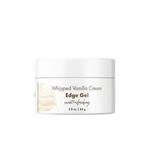 Donna's Recipe by Tabitha Brown | Whipped Vanilla Cream Edge Gel – Long-Lasting, Non-Flaking Hold & Nourish-Boost Shine – 3 oz