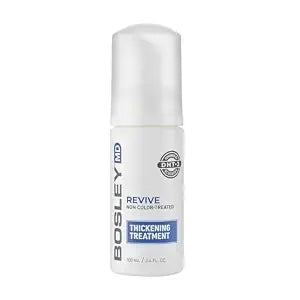 BosleyMD Revive Thickening Treatment for Thinning Hair – DHT Blocker Leave-In Scalp Treatment with Rosemary, Saw Palmetto & Pumpkin Seed – Volumizing, Strengthening, Non-Color Treated Hair – 3.4 fl oz