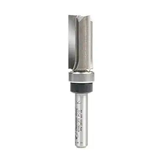 Amana Tool - 45460-3TS Carbide Tipped Flush Trim Plunge Template 1/2 Dia x 1" 4 Sh