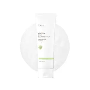 IUNIK Centella Mild Cleansing Foam - Low pH Soothing Cleanser 4.05 fl oz