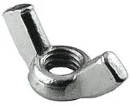 7/16"-14 Wing Nut Type A Light Series/Cold Forged/Steel/Zinc (Quantity: 100)