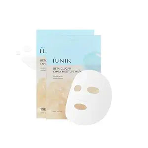 IUNIK Beta-Glucan Moisture Sheet Mask – Deep Hydration & Barrier 10 Sheets