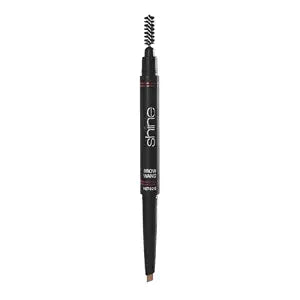 Shine Cosmetics Brow Wand - Brow Pencil, Dual-Sided, Precise, Fine Tip, Shapes, Defines, Fills Brows, Contours, Combs, Tames (Thrive - Medium Brown)