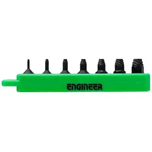 ENGINEER DBZ-301 Socket Screw Extractor Set - Short Bits - Hex socket size 0.89mm5mm (Across Flats)
