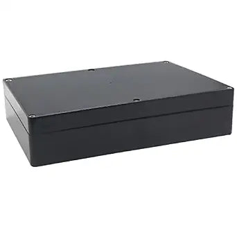Watertight Junction Box, IP67 Waterproof Project Box Durable ABS Plastic Electronic Enclosure Case for DIY Electrical Project Black 10.35" x 7.17" x 2.36"(263 x 182 x 60 mm)