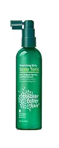 Thicker Fuller Hair Nourishing Daily Scalp Tonic, Green, 4 Fl Oz (Tónico)