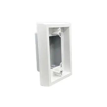 RV Designer S892 - Electrical Box with TP GFCI Extention Ring, White