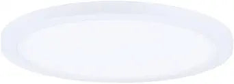 Maxim Lighting Wafer 9" Surface Mount | White Finish | White Polycarbote Shade | Transitional Surface Mount | Ideal for Bedrooms, Hallways & Entryways | Dimmable Wet Rated | 58814WTWT
