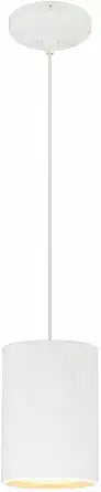 Access Lighting 29006LEDDLP-MWH-C Pilson XL Pendant, 1-Light 10 Watts, Matte White