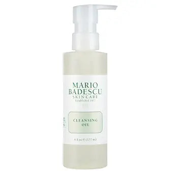 Mario Badescu Cleansing Oil for All Skin Types | Lightweight 2-in-1 Makeup Remover & Cleanser | Formulated with Nourishing Oils | 6 Fl Oz