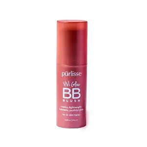 pï¿½ï¿½rlisse ViVi Glow BB Blush Stick for Cheeks - Blendable Cream Stick Blush with Hyaluronic Acid, Jasmine & Cornelian Cherry - Hydrating & Dewy Finish - Chai Nude Glow (0.28