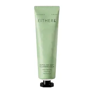 EITHER& PAPHA One-Shot Cleansing Balm, Makeup Remover, Oil Cleanser