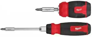 Milwaukee Electric - 2PC 14-in-1 RATCHETING Multi-BIT Screwdriver and 8