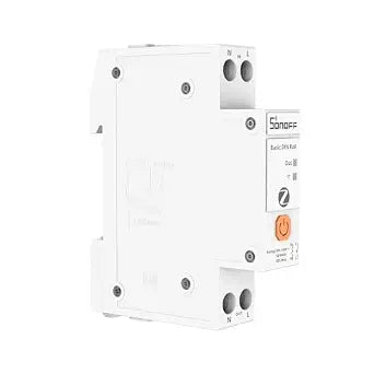 SONOFF Basic DIN Rail (BASIC-ZB1GSP) Zigbee Smart Switch for DIN Rail, Zigbee 3.0 Smart Home Controller with Energy Monitoring, 32A Electrical Panel Switch, Works with Home Assistant Alexa SmartThings