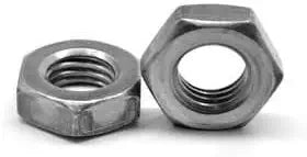 1/2"-13 A563 Grade A Heavy Hex Jam Nut, Zinc (Inch) (Quantity: 50) (Thread Diameter - Pitch: 1/2"-13)