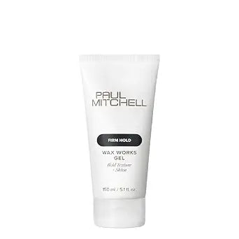 Paul Mitchell Wax Works Hair Gel, Flexible Hold, Bold Texture + Shine, For All Hair Types
