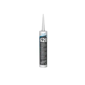Wedi 620 Single-Component, Adhesive Polymer Sealant, Ready-to-Use, Solvent-Free, for Use with Building Panels, Sealing Tapes and Waterproofing Membranes, 10.5 Oz Caulking Tube