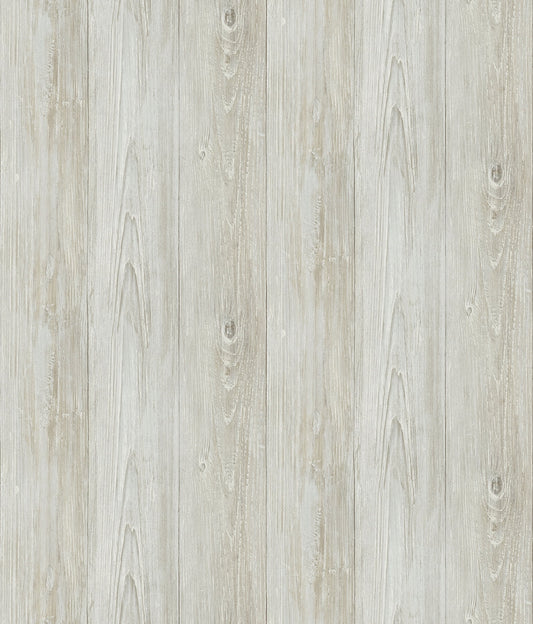 Chesapeake Mapleton Papel Pintado de Madera SintÃ©tica Gris
