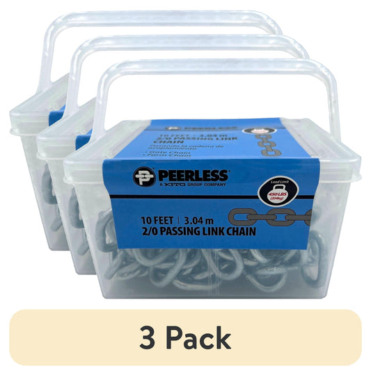 2/0 Passing Link Chain, 10', Peerless Chain Company, #4757210