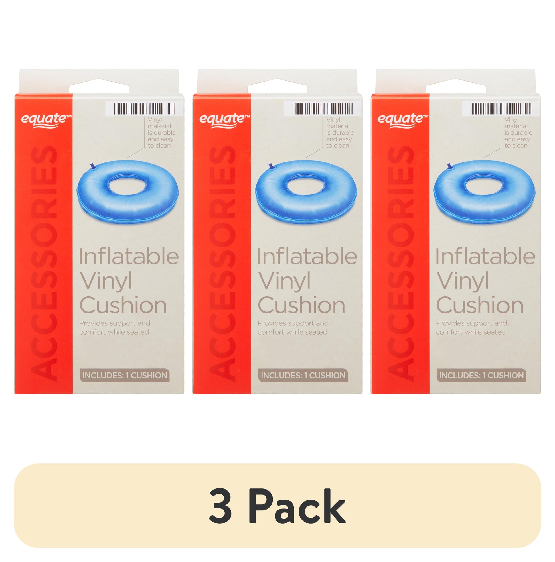 Equate Inflatable Vinyl Cushion