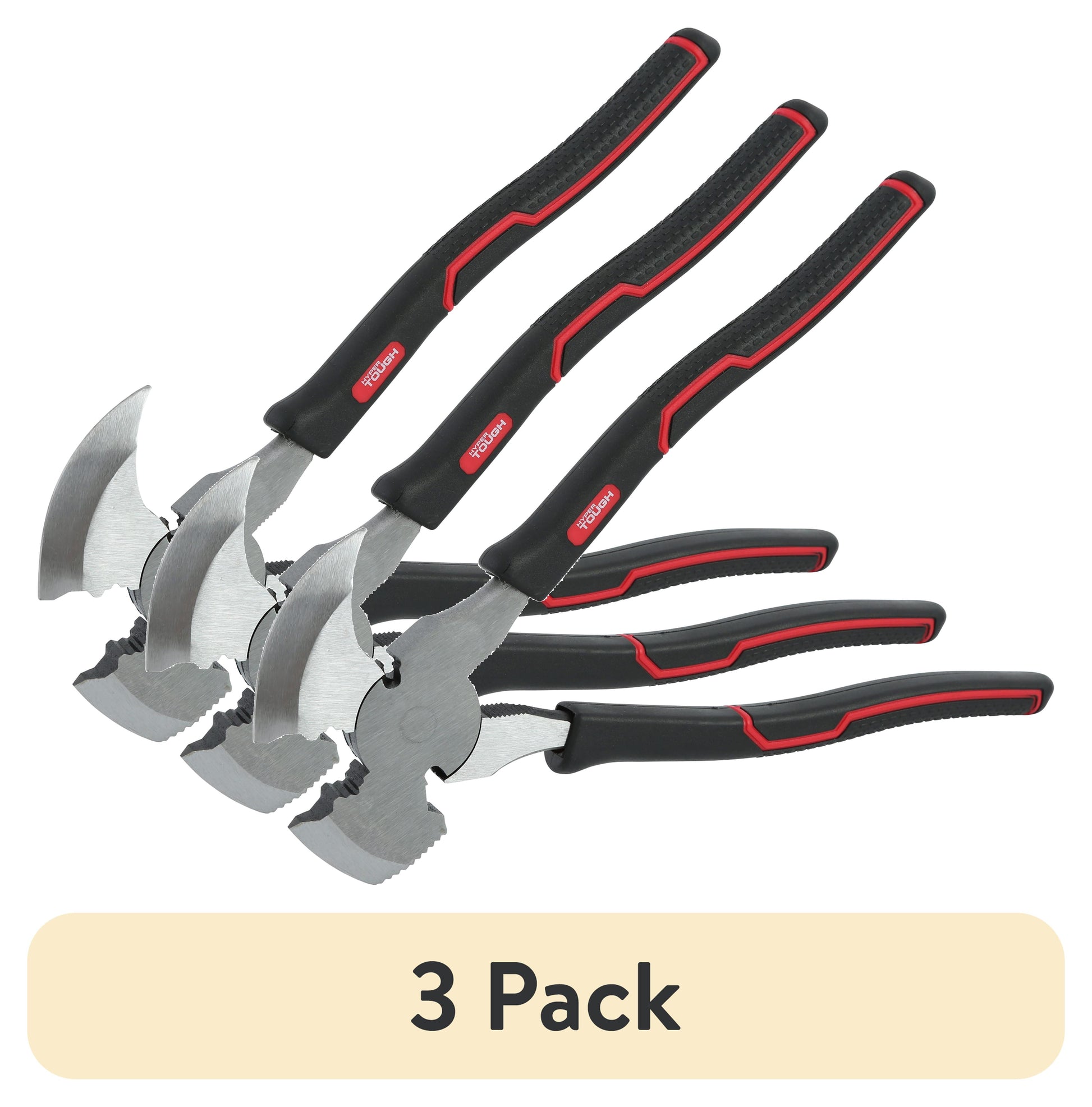 Hyper Tough 10-inch Demolition and Fencing Pliers with Soft Grip Handles