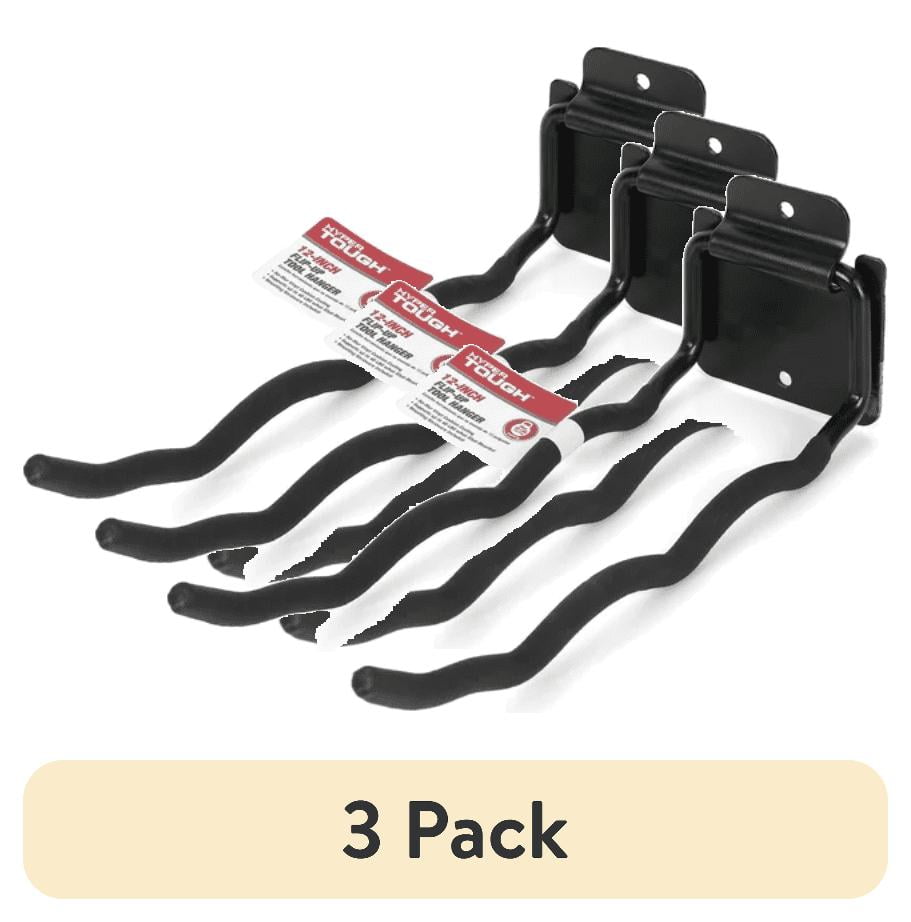(Paquete de 3) Colgador de Herramientas de Pared Abatible de 12 Pulgadas Hyper Tough