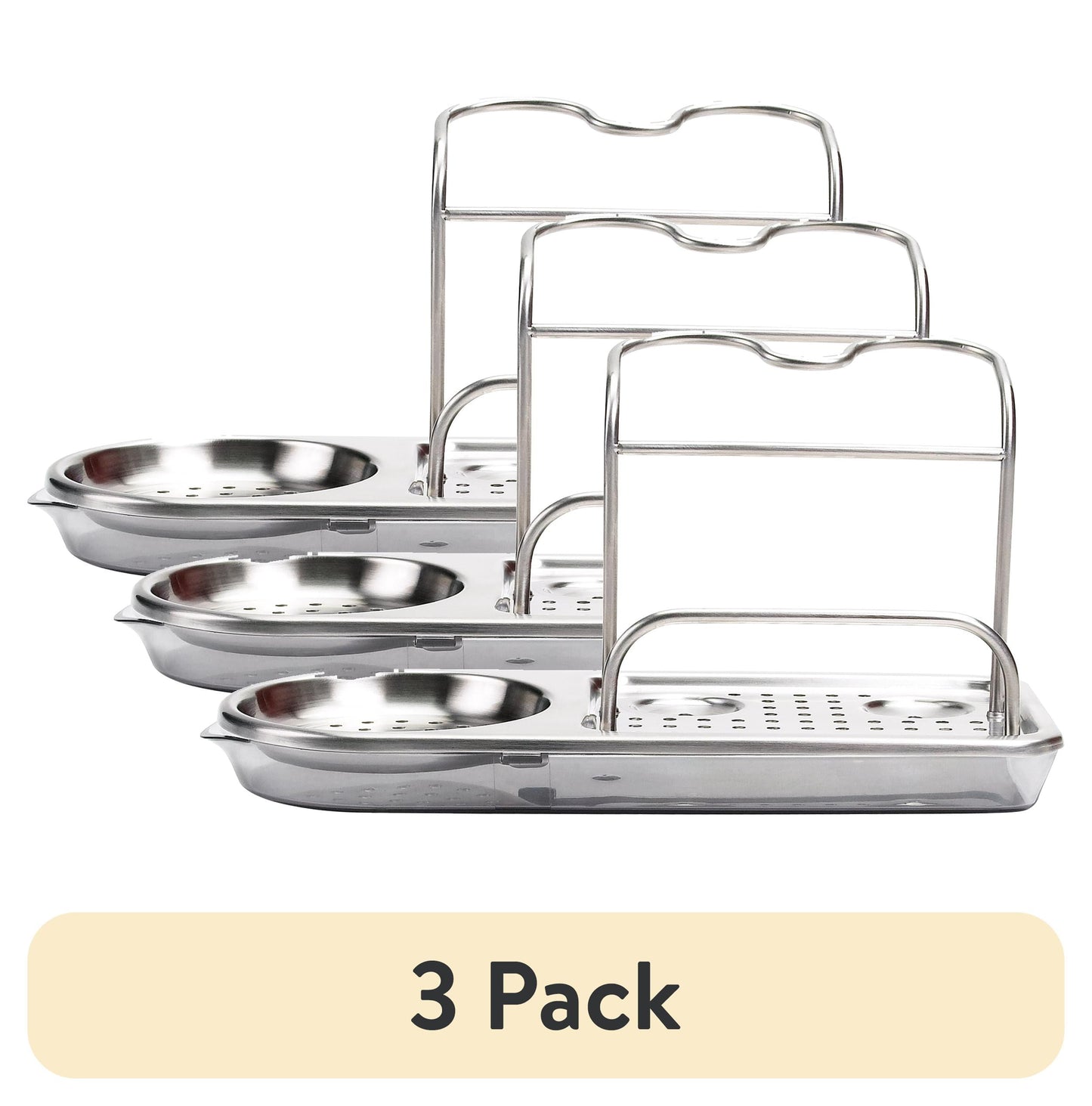 (3 pack) OXO Stainless Steel Sink Organizer