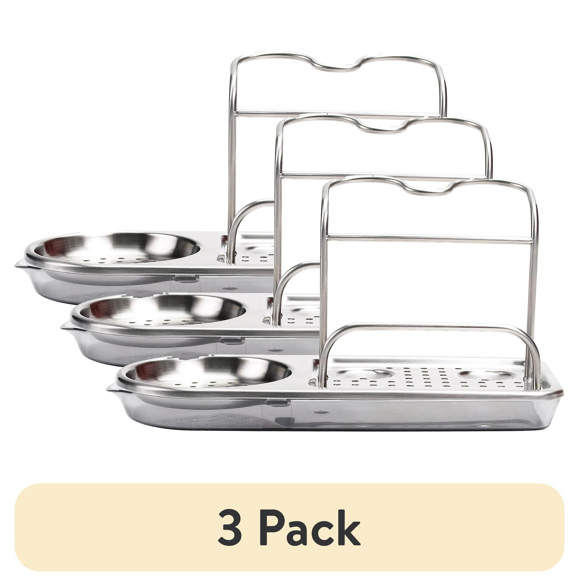 (3 pack) OXO Stainless Steel Sink Organizer