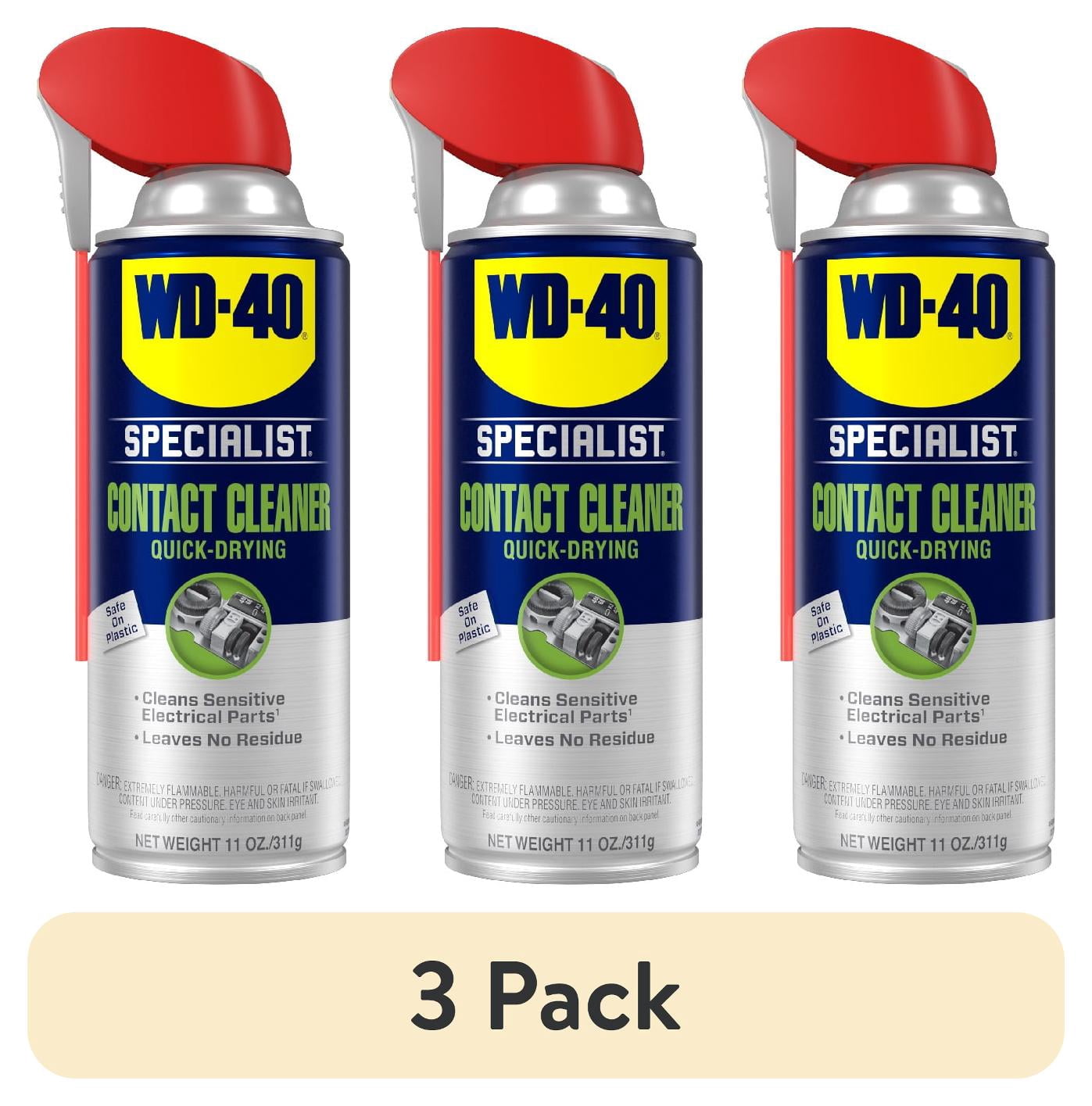 (3 pack) WD-40 Specialist Electrical Contact Cleaner, 11 oz