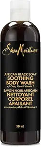Unilever Shea Moisture Soothing Body Wash for dry skin African Black Soap paraben free 384 ml